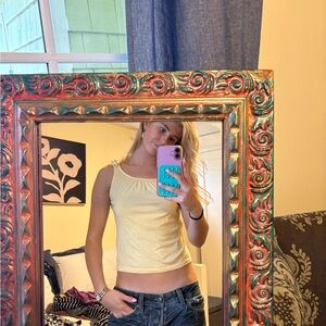 GAP Light Yellow Tank Top